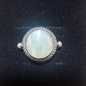 Vintage Suarti Bali sterling Silver Moonstone Ring